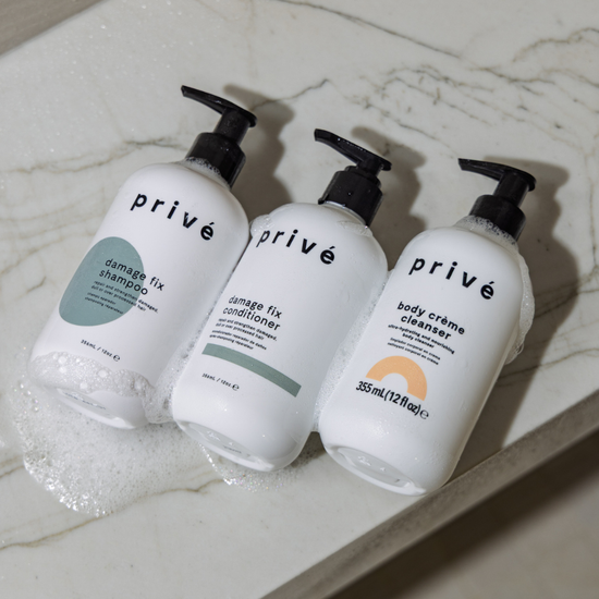 privé pro damage fix conditioner - shampoo & conditioner + cleanser