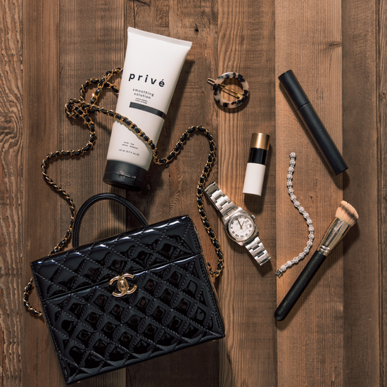 privé pro smoothing solution - product on nightstand