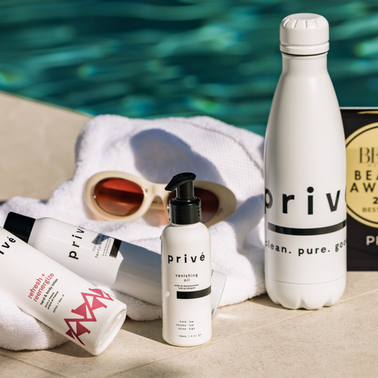 privé pro vanishing oil - product poolside