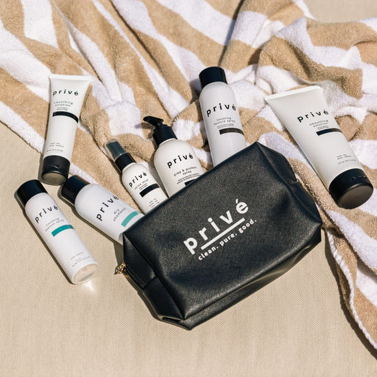 privé pro prep & protect - products poolside