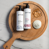 privé pro refresh + reenergize - product on wood