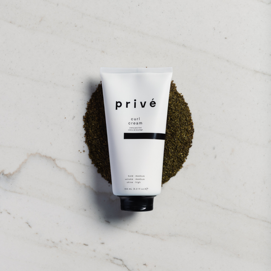 privé pro curl cream - product on ingredients